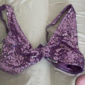 Purple Sequin Top